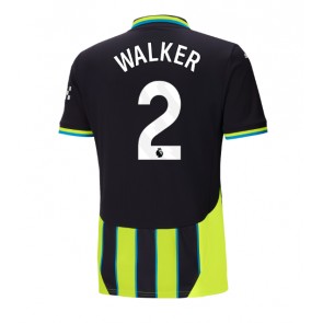 Manchester City Kyle Walker #2 Bortatröja 2024-25 Kortärmad